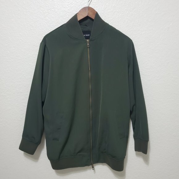 Who What Wear Zip up Jacket Green - Picture 1 of 6